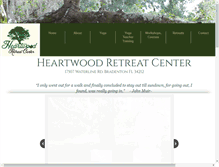 Tablet Screenshot of heartwoodretreatcenter.com